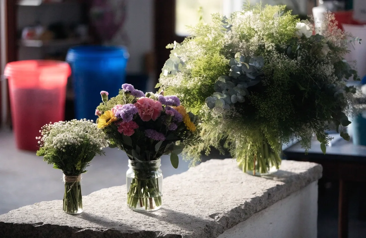Trois tailles de bouquets comparées selon le budget