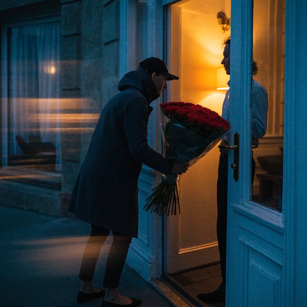 Bouquet de roses rouges pour la Saint-Valentin